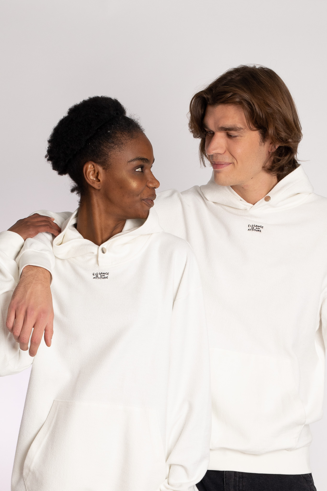 embroidered white hoodie sweatshirt unisex