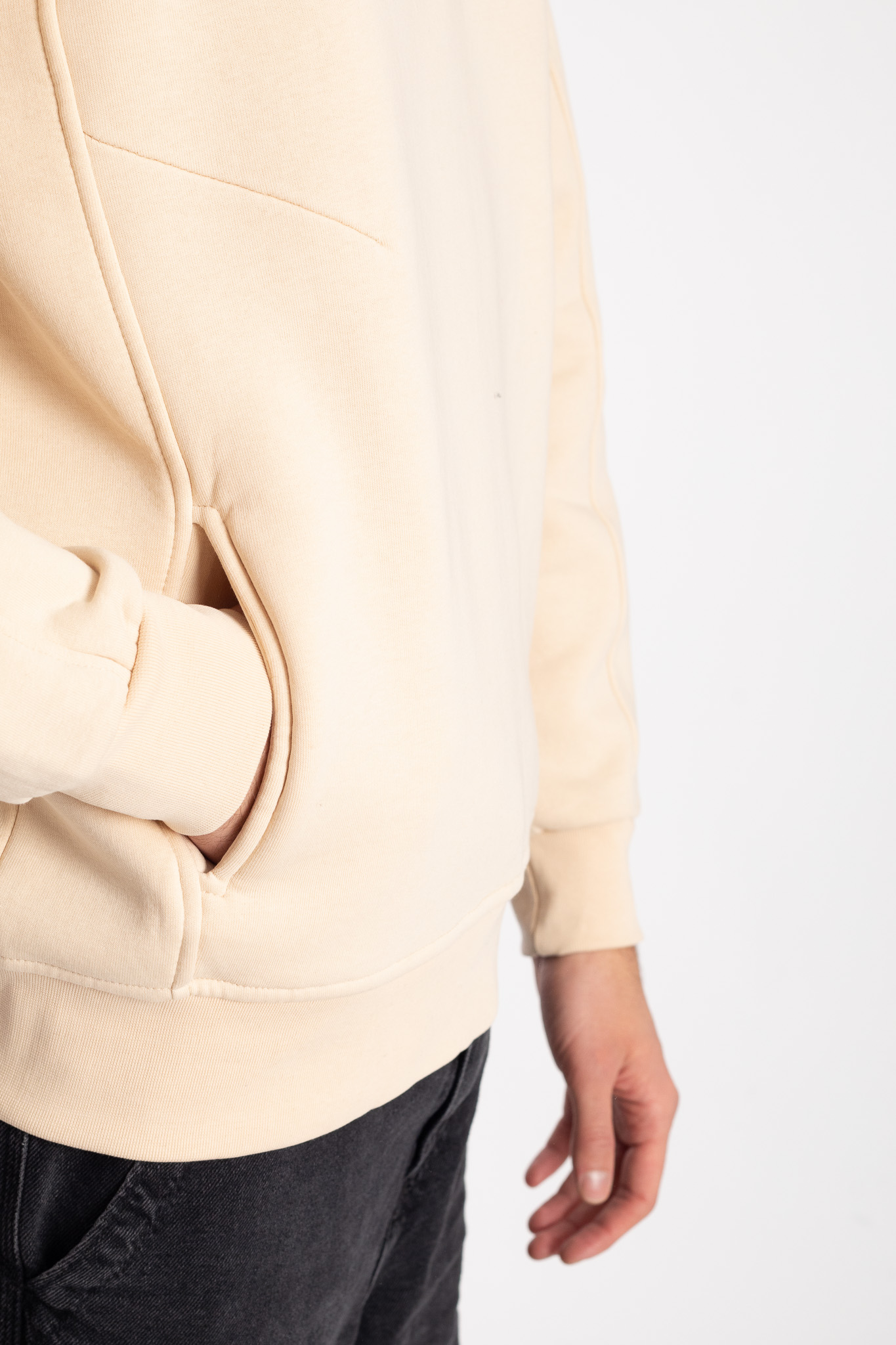 beige sweatshirt Encoded Barcelona
